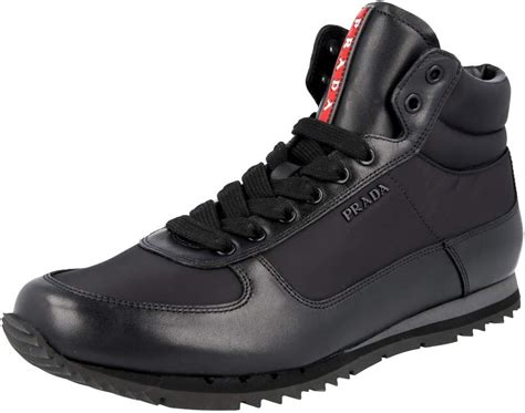 prada schuhe herren sneaker sale|high top prada sneakers.